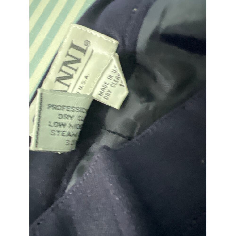 NWOT Gianni Women Navy Wool Pants Size 12. - Picture 8 of 8